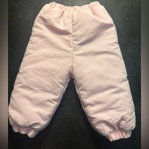 Girls 18m pink snow pants
